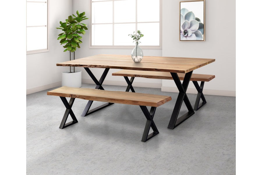 Manzanita 58" Dining Bench - Natural