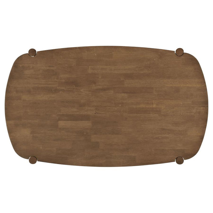 Dortch Mid Modern Dining Table - Walnut Finish