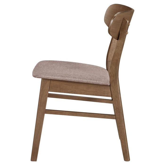 Dortch Mid Modern Dining Chair - Walnut Finish
