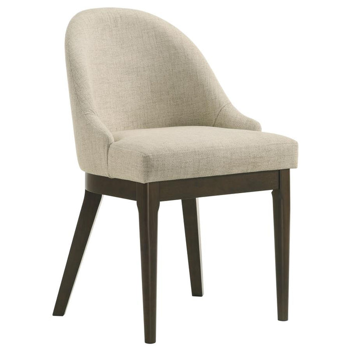 Reseda Dining Chair - Beige/Ash Brown