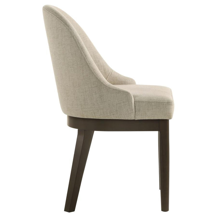 Reseda Dining Chair - Beige/Ash Brown