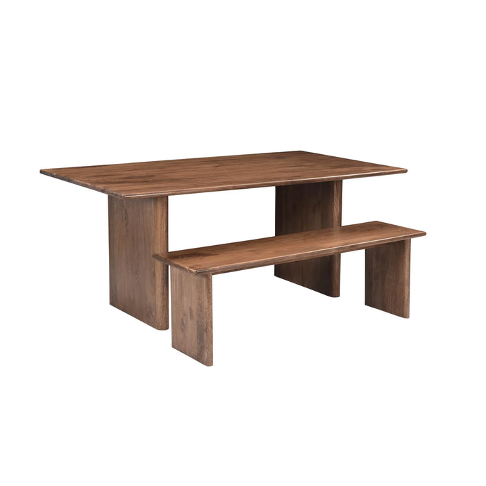 Dallas Dining Bench - Walnut Finish