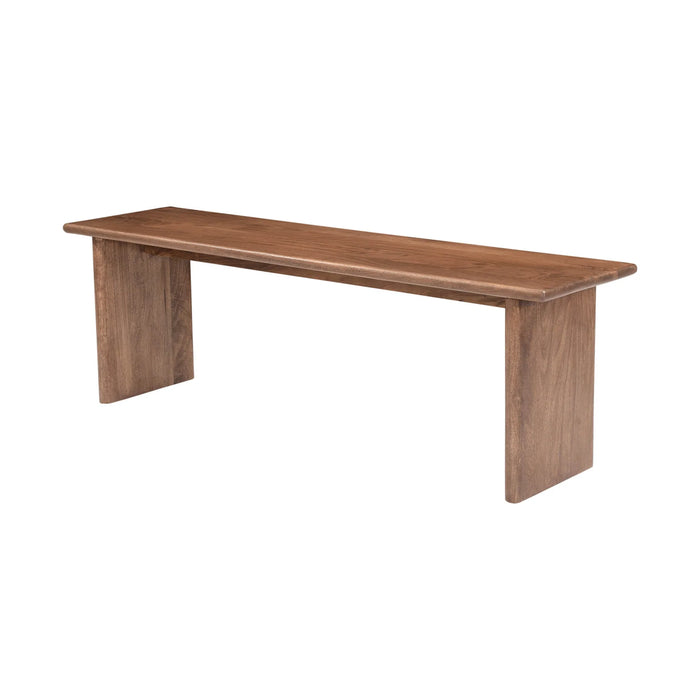 Dallas Dining Bench - Walnut Finish