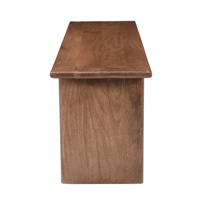 Dallas Dining Bench - Walnut Finish