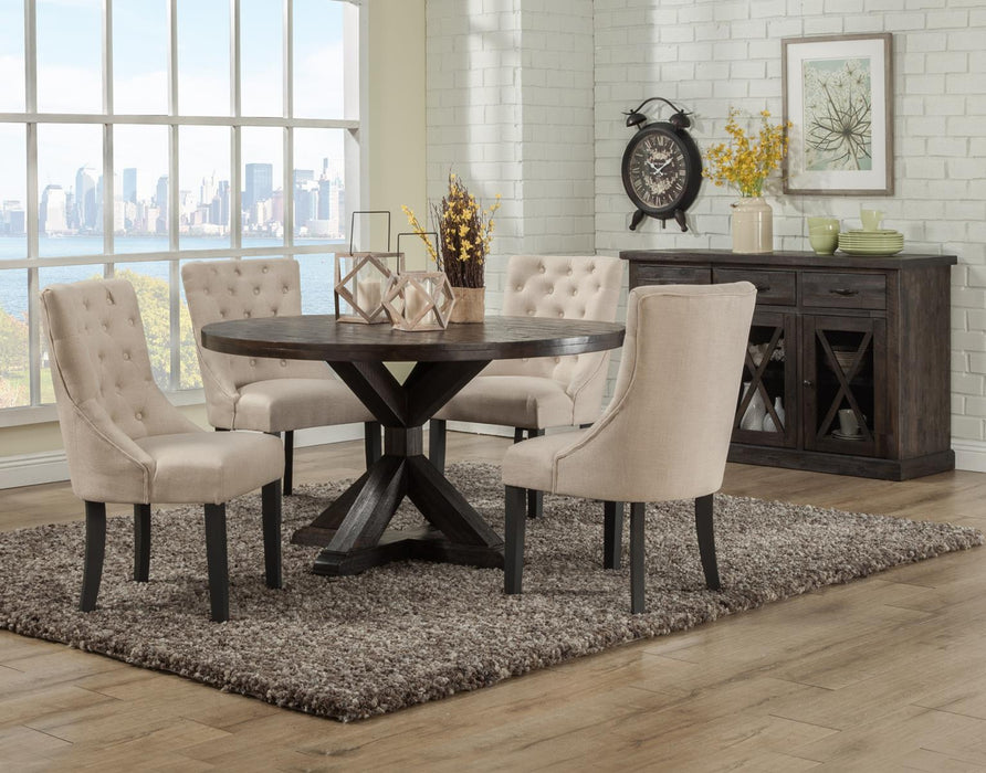 Newberry 54" Round Dining Table - Salvaged Grey