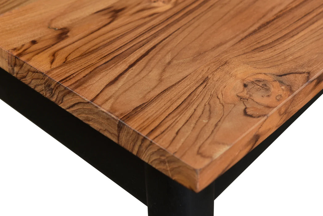 Teak Dining Chair - Black/Teak