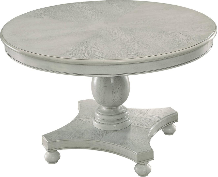 Kathryn 48" Round Pedestal Dining Table - Antique White