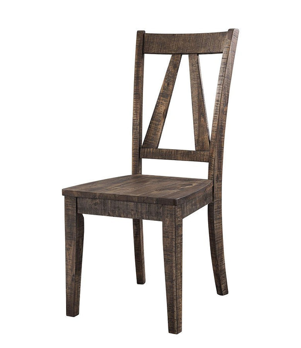 Finn Slat Back Dining Chair - Smokey Walnut