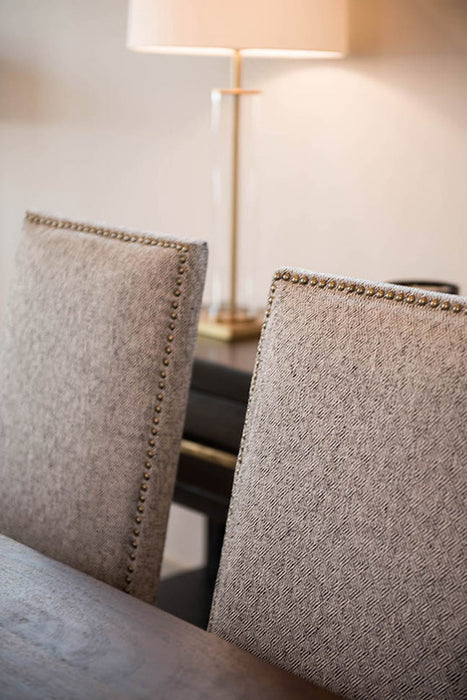 Weston Collection Upholstered Dining Chair - Diamond Pepper