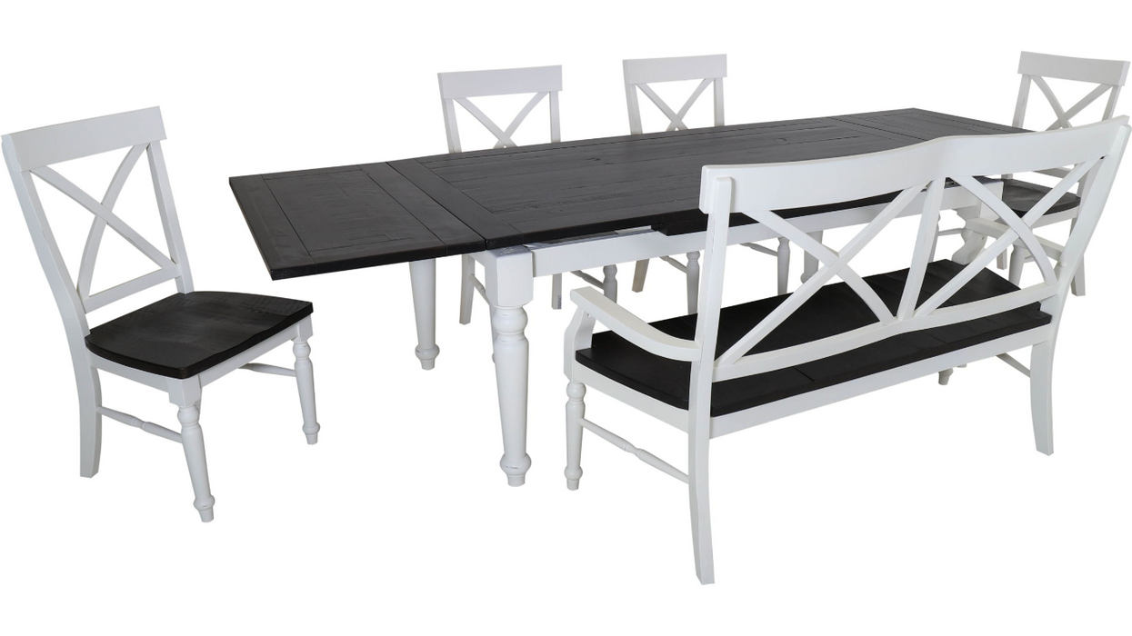 Mountain Retreat Collection X Back Dining Bench
