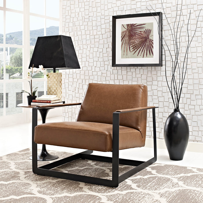 Seg Collection Accent Chair - Brown