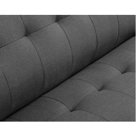 Binetti Collection Mid Century Modern Sofa - Charcoal