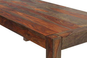 Keats Rectangular Solid Sheesham Wood Dining Table