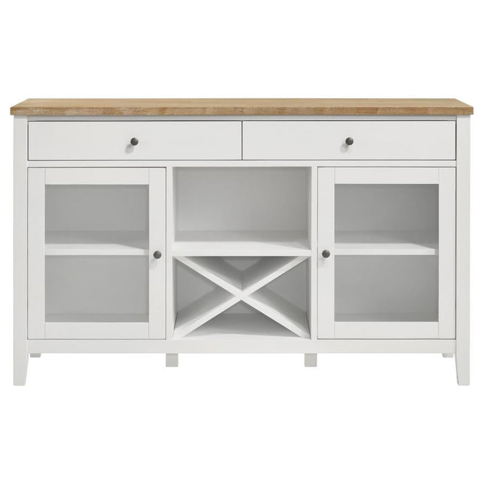 Hollis Sideboard - White & Natural