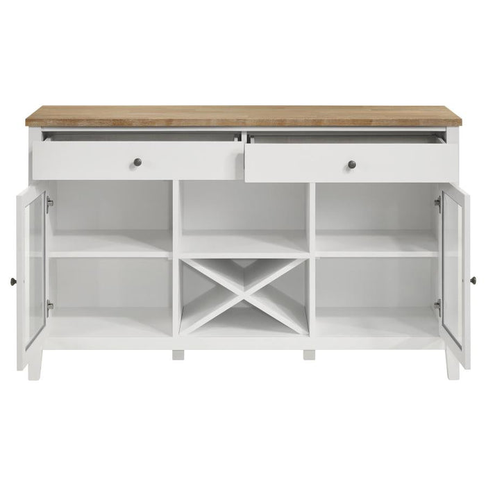 Hollis Sideboard - White & Natural