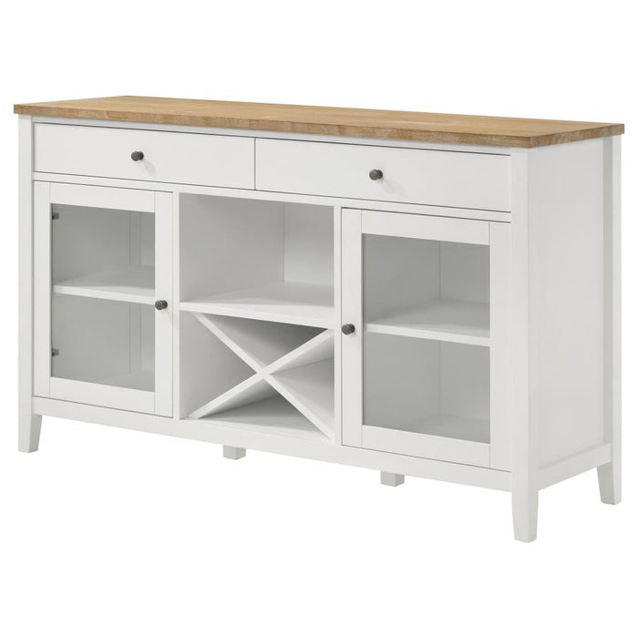 Hollis Sideboard - White & Natural