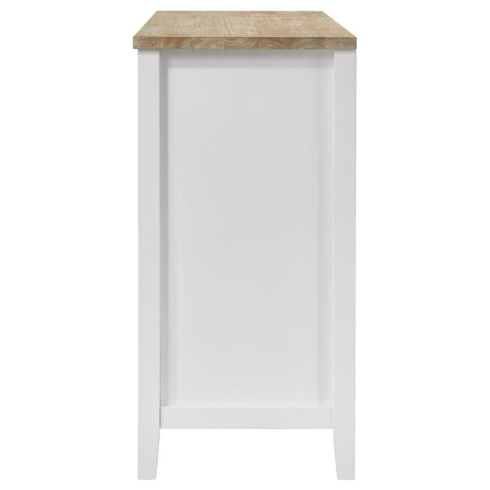 Hollis Sideboard - White & Natural