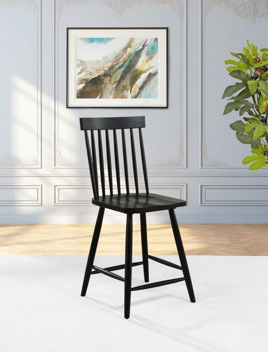 Windsor Back Counter Stool - Black