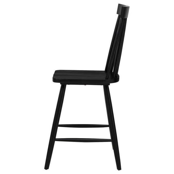 Windsor Back Counter Stool - Black