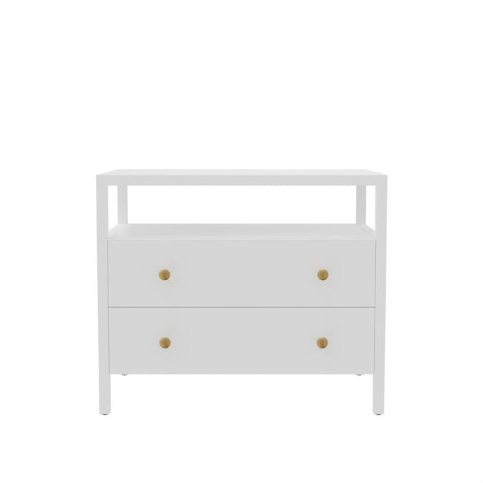 Avery Collection Nightstand - Coconut Milk White