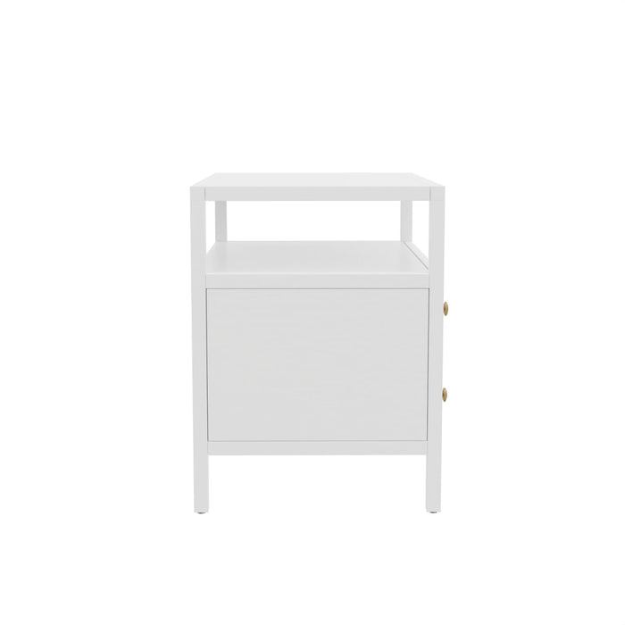 Avery Collection Nightstand - Coconut Milk White
