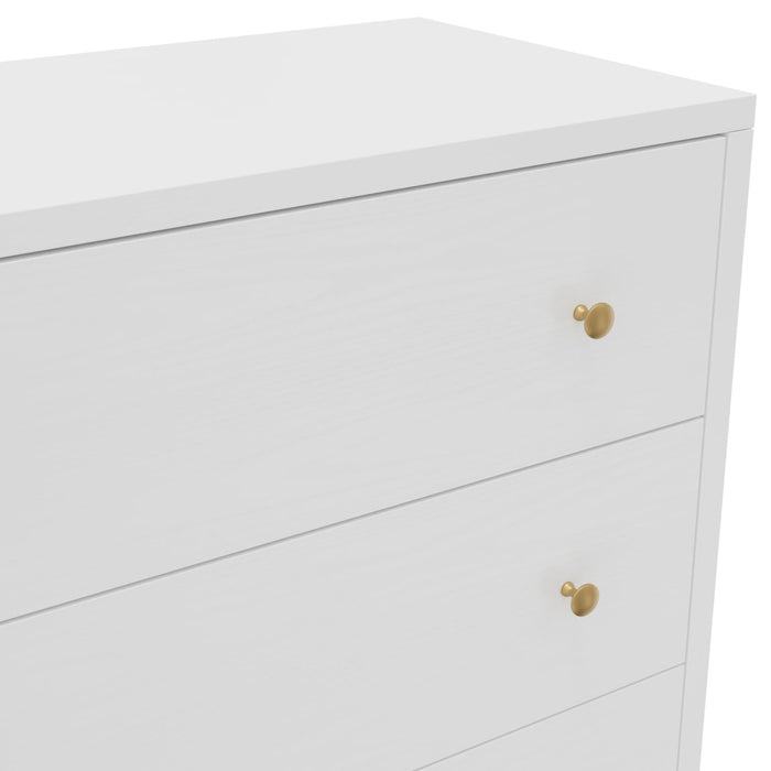 Avery Collection Dresser - Coconut Milk White