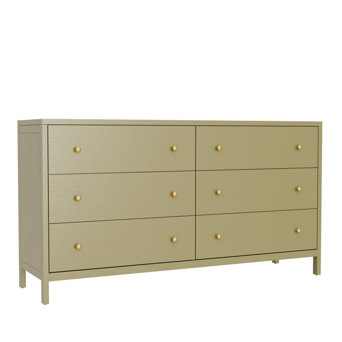 Avery Collection Dresser - Olive Green