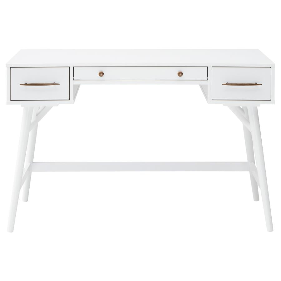 Essence Mid Century Modern Desk - White Finish