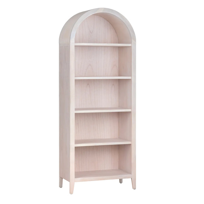 Serenity Arched Bookcase - Whitewash