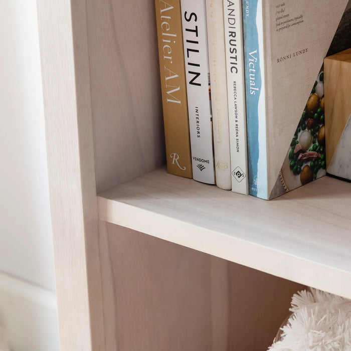 Serenity Arched Bookcase - Whitewash