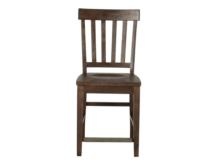Farmhouse Counter Stool - Dark Oak