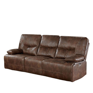Chantoise Collection Power Reclining Sofa - Brown