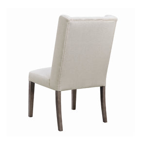 Bexley Beige Tufted Side Chair