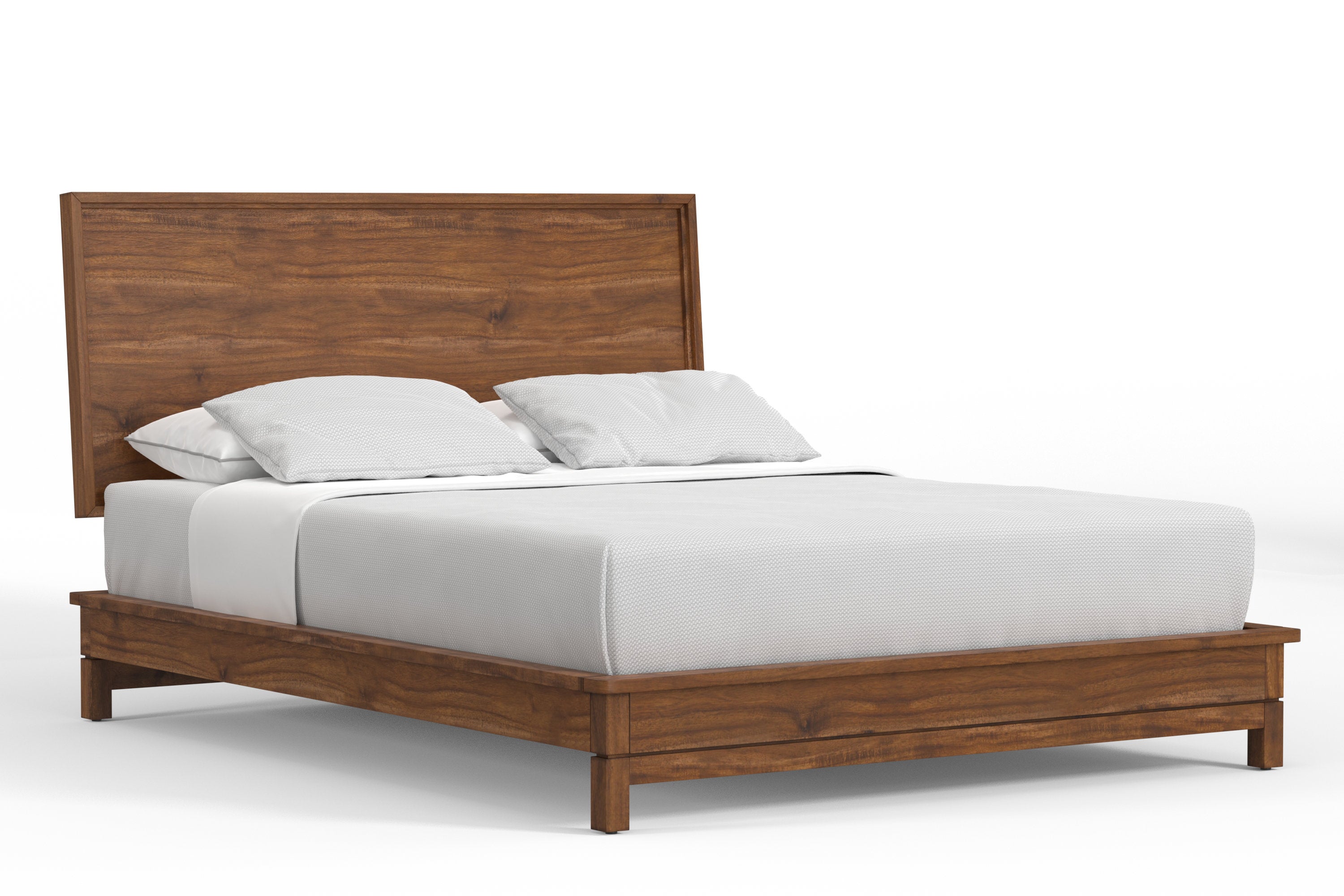 Nova Platform Bed - Honey Maple