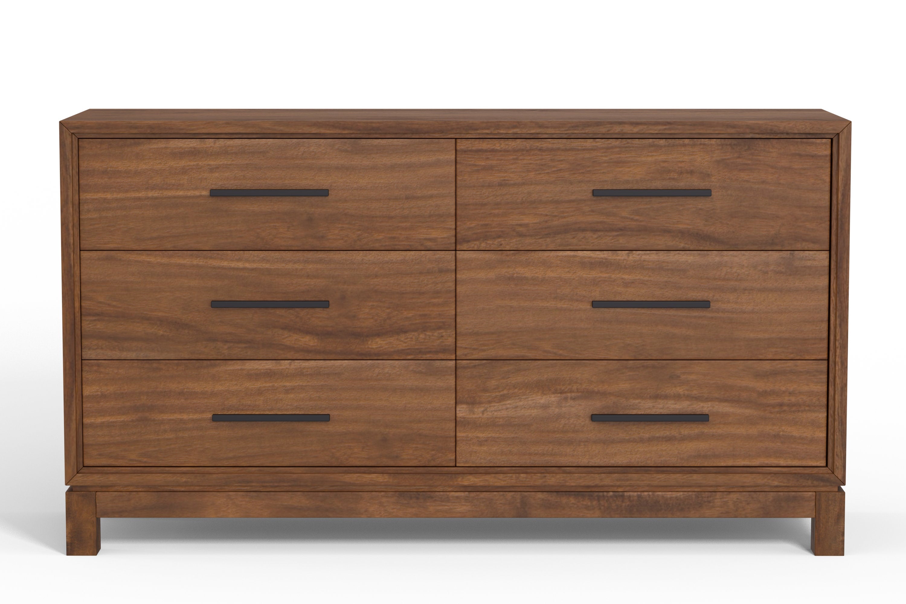 Nova Six Drawer Dresser - Honey Maple