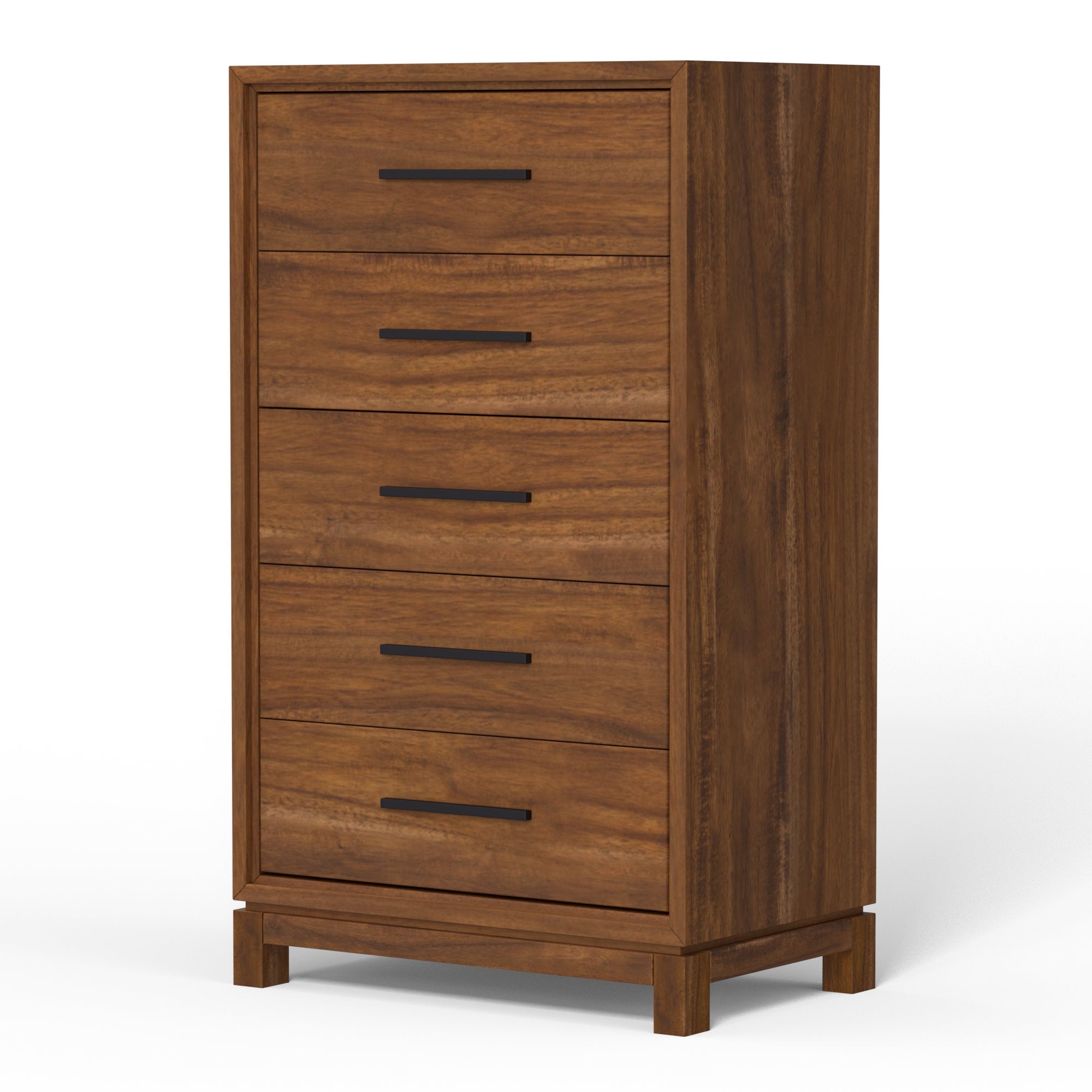 Nova Five Drawer Chest - Honey Maple