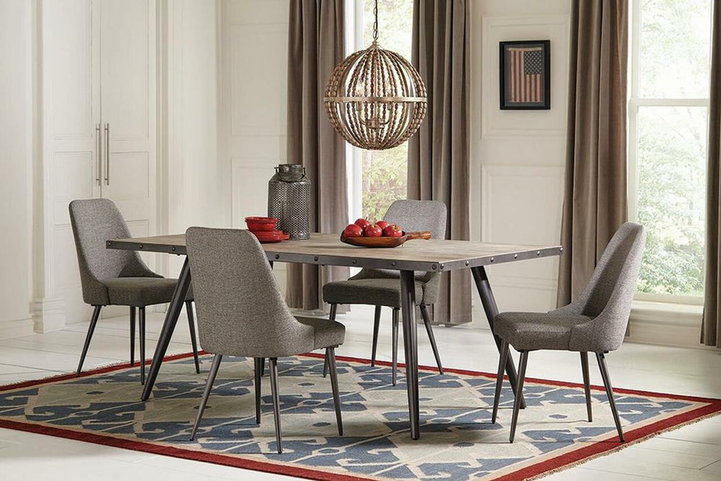 Levitt Upholstered Dining Chair - Grey