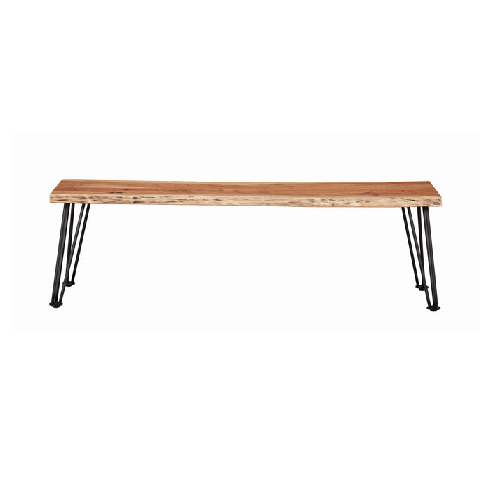 Sherman Collection Solid Live Edge Bench