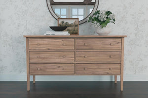 Palmer Collection Six Drawer Dresser - Natural