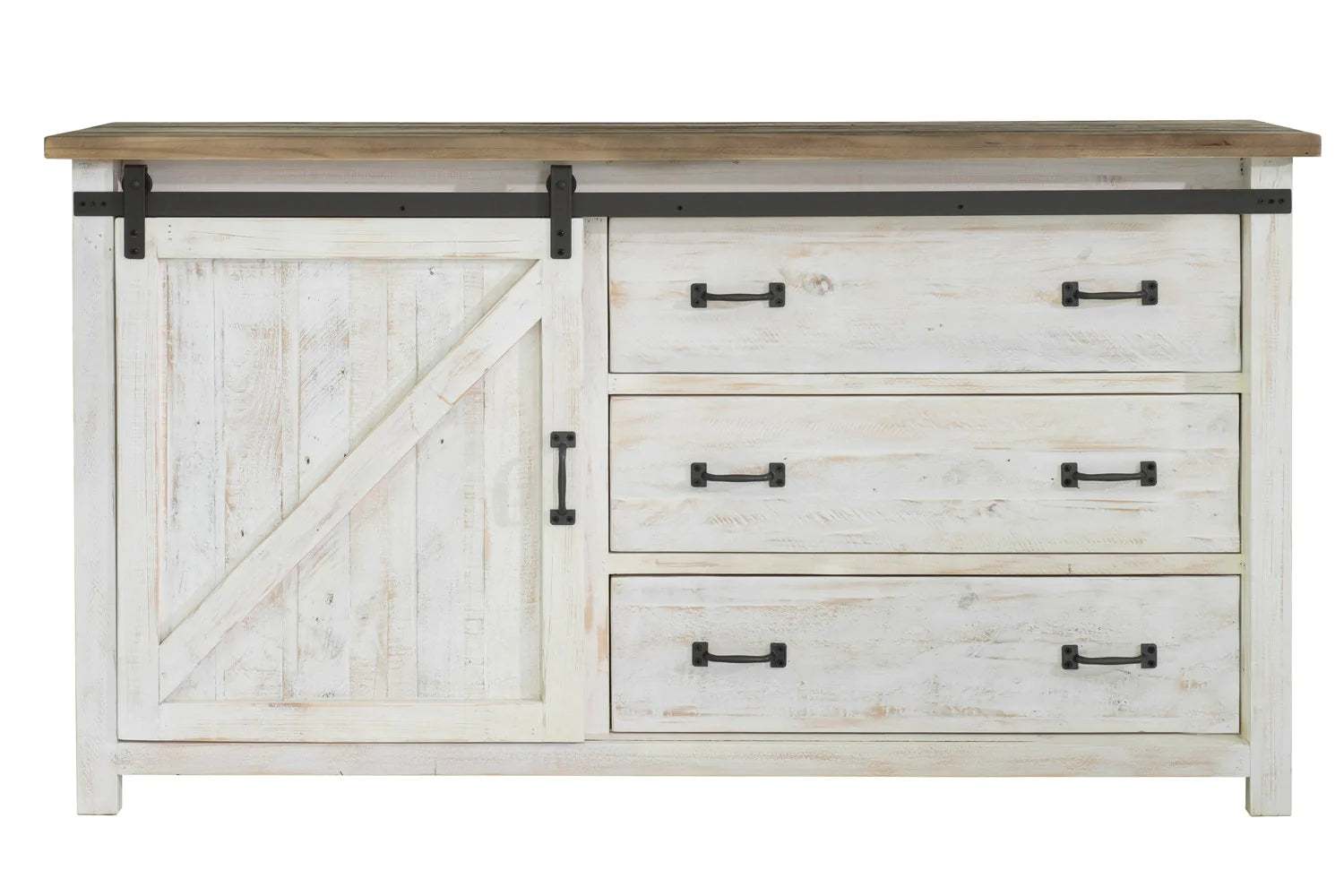 Provence Collection Three Drawer Dresser w/Door