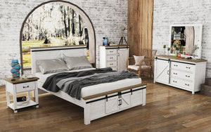 Provence Collection Three Drawer Dresser w/Door