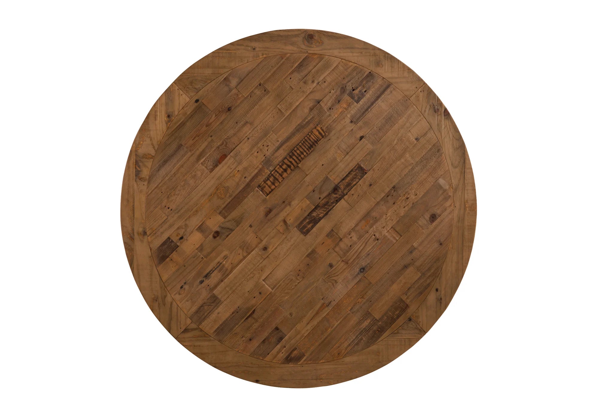 Kensington 60" Round Solid Wood Dining Table - Reclaimed Natural