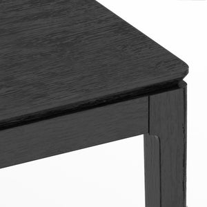 Cove Rectangular Dining Table - Vintage Black