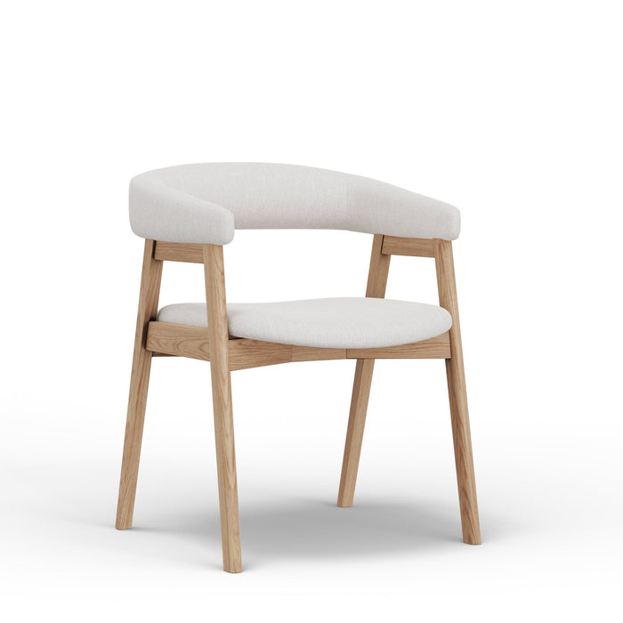 Cove Curved Back Dining Chair - Natural