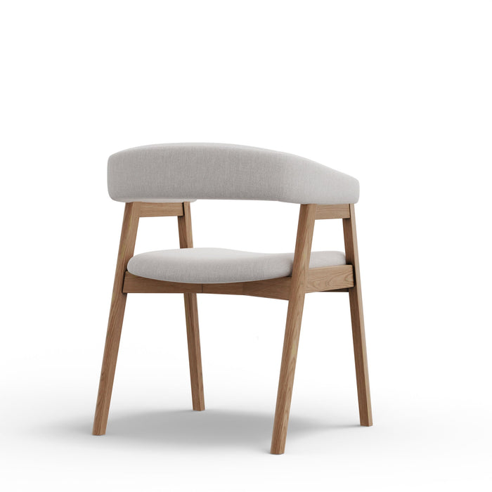 Cove Curved Back Dining Chair - Natural