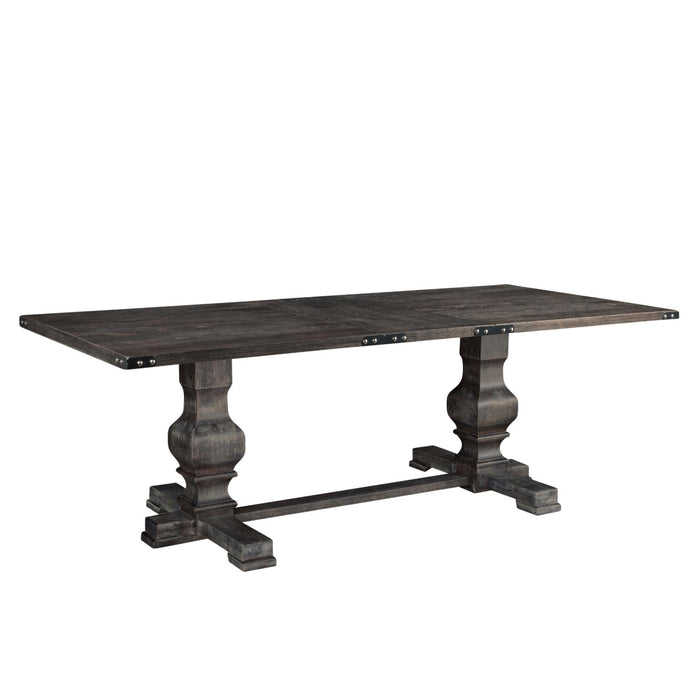 Manchester Trestle Dining Table - Charcoal