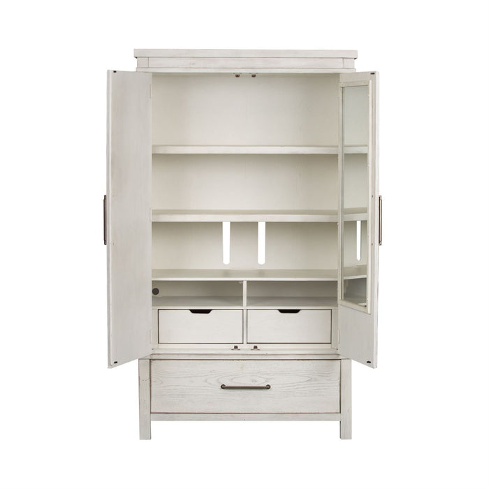 Modern Farmhouse Collection Armoire - Antique White