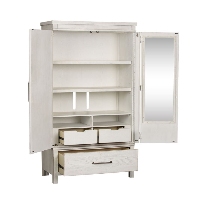 Modern Farmhouse Collection Armoire - Antique White