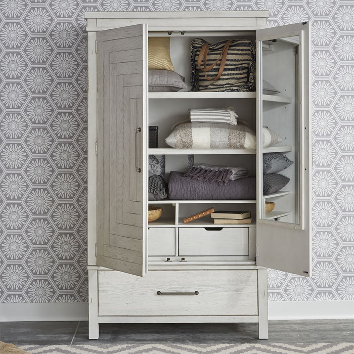 Modern Farmhouse Collection Armoire - Antique White