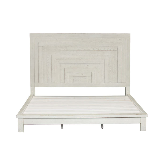 Modern Farmhouse Collection Queen Platform Bed - Antique White